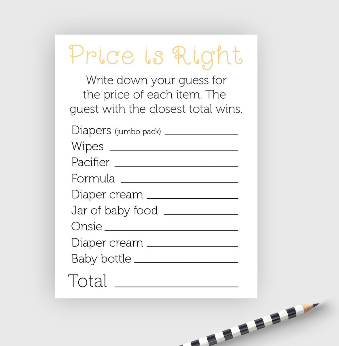 Price Is Right Baby Shower Game, Gender Neutral Download – Crafting With My Chis price-is-right-baby-shower-game-gender-neutral-download-crafting-with-my-chis