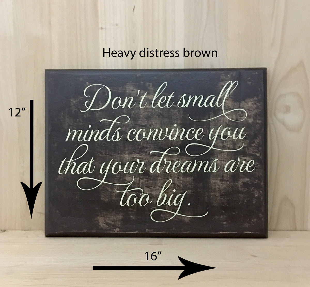 Dreamer Quote Wood Sign main image 1