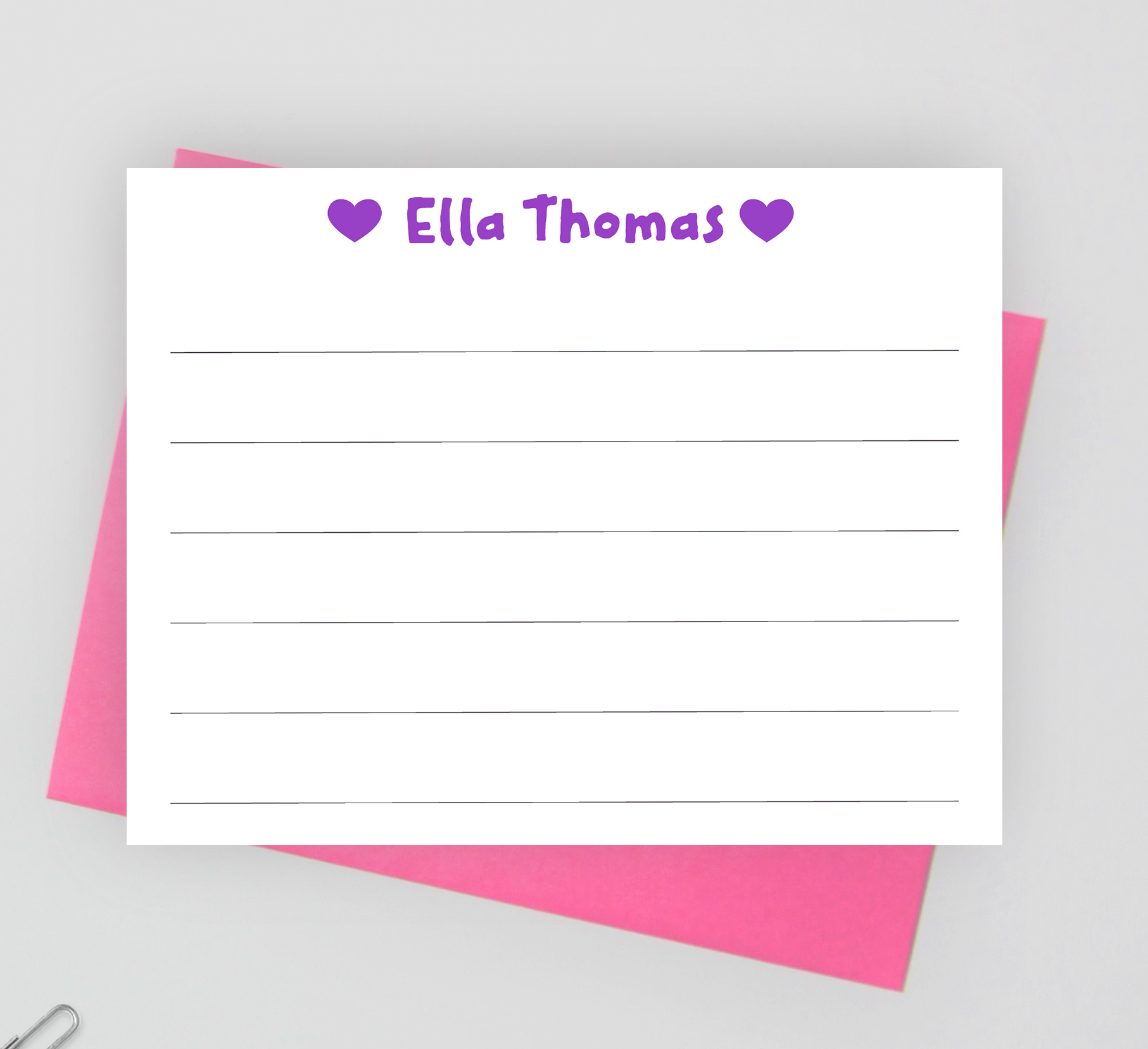 Lined Stationery For Girls, Personalized Note Cards – Crafting With My Chis lined-stationery-for-girls-personalized-note-cards-crafting-with-my-chis