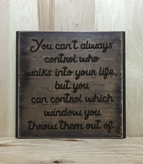 Sarcastic custom wood sign, funny wooden sign
