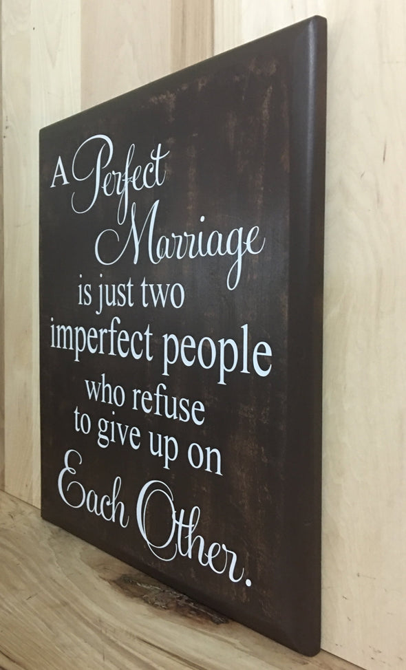 Wooden wedding sign makes a great gift