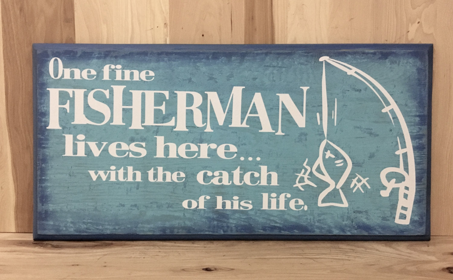 Fishing Decor, Father's Day Gift, Gift For Dad, Cabin Decor – Crafting With  My Chis