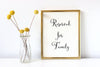 Reserved for family wedding sign digital download.