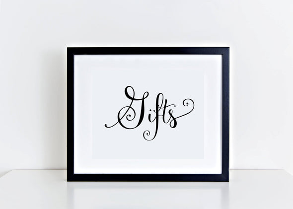 Gifts art print for affordable wedding decorations.