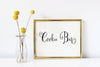 Wedding sign for cookie bar decoration.