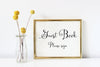 Guest book please sign art print for wedding decor.