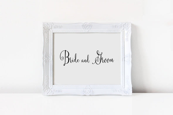 Bride and groom sign for wedding.