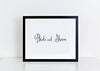 Digital download bride and groom sign.