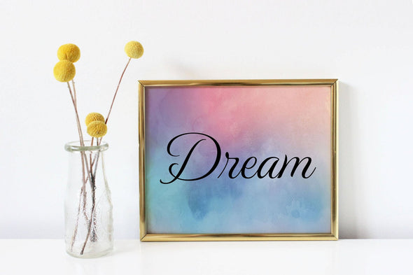 Digital dream art print for home decor.
