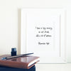 I have a long memory, an evil streak and a lot of patience funny art print.