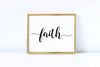 Faith art print in your choice of ink colors.