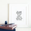 It's called reading funny art print for classroom or library.