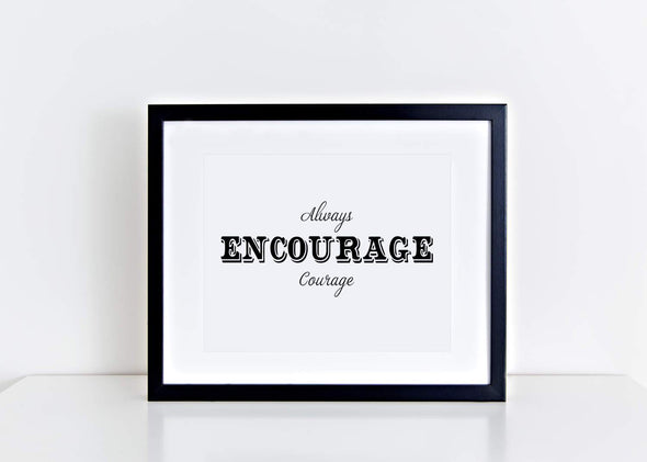 Motivational art print for classroom, home or office.