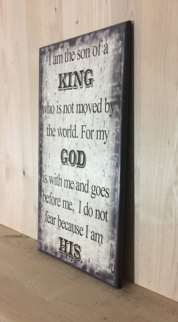 Religious wooden sigm makes great confirmation gift.