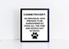 Art print for dog lover with fun definition.