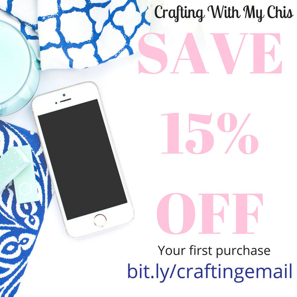 Save 15% by signing up bit.ly/craftingemail