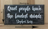 12x6 black/gray Stephen King Wood sign with white lettering