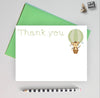 Gender Neutral Baby Shower Thank You Note Cards, Monkey Theme