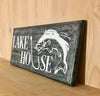 Lake house wood sign great for cabin decor or father's day,