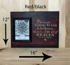 12x16 red/black memorial wood sign