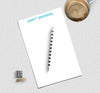 Modern personalized notepad.