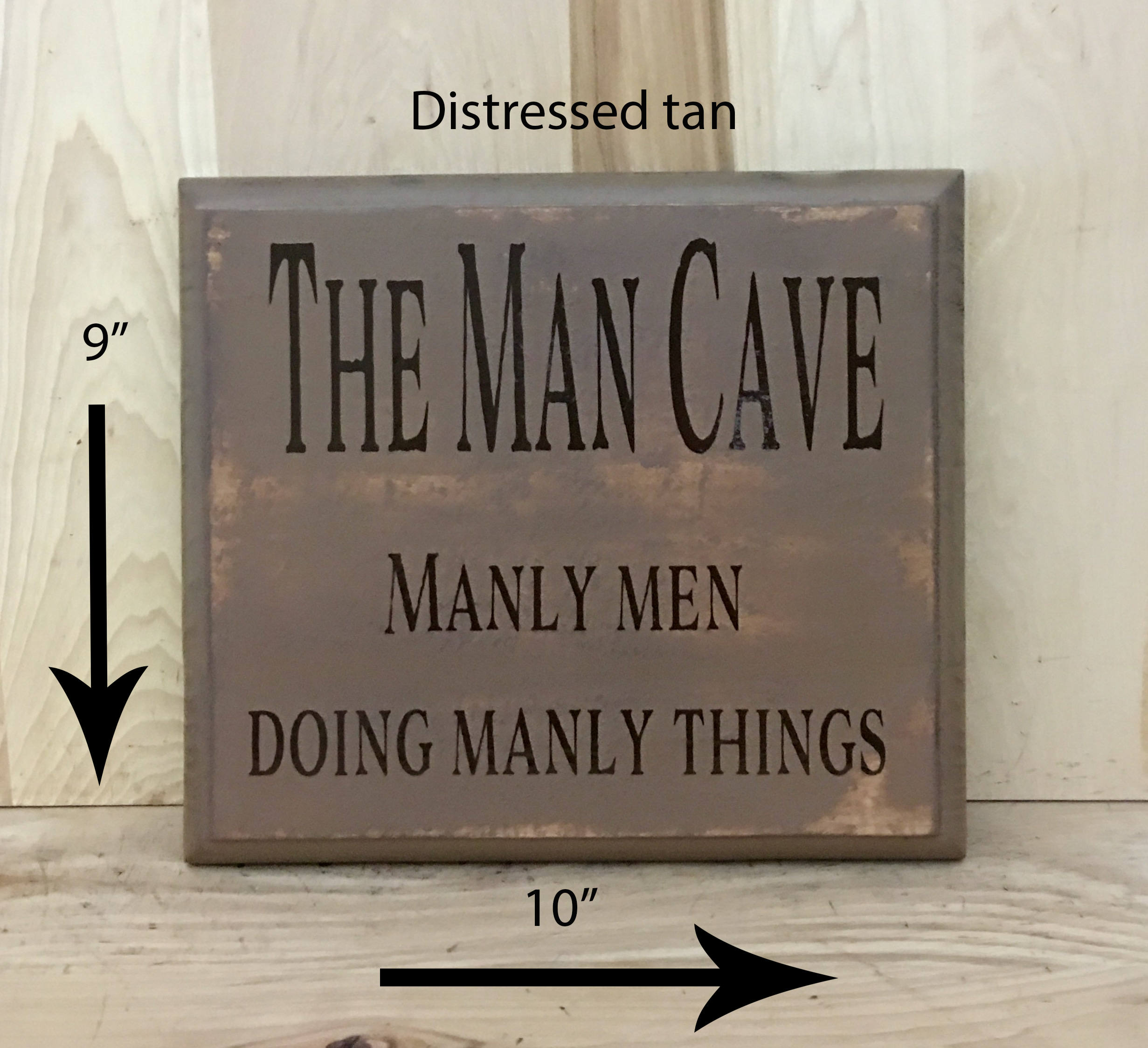 Man Cave Wooden Sign Decor