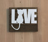 Cat love wood sign makes a great gift for cat owners.