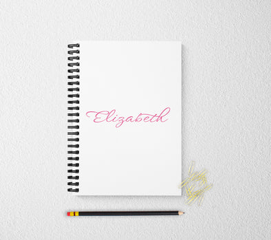 Personalized notebook journal for women