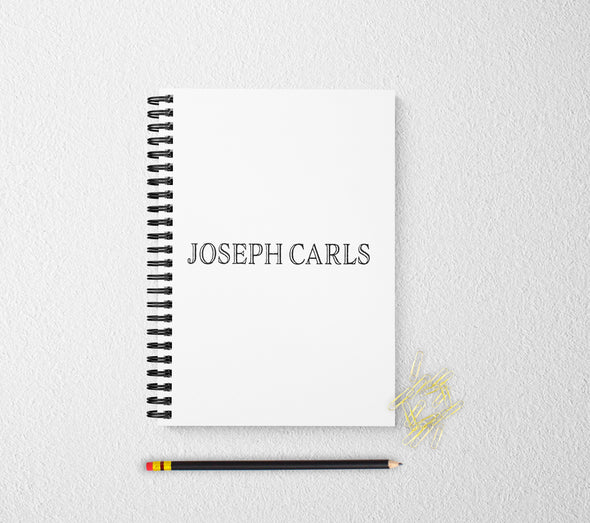 Mens personalized journal for men