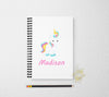 Unicorn personalized notebook cute
