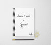 Work Success personalized notebook personalized custom journal