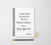 Honesty quote personalized notebook personalized custom journal personalized journal gift