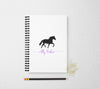 Horse personalized notebook journal
