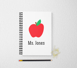 Gift for teacher personalized notebook teachers