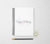Rose personalized rose notebook for women