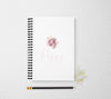 Rose personalized journal for women