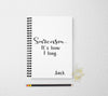 Sarcastic personalized notebook funny personalized custom journal personalized journal gift