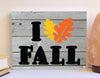 Fall wood sign