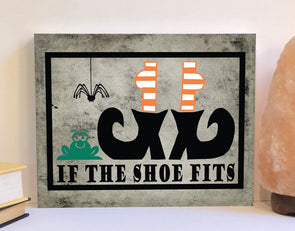 If the shoe fits Halloween decor