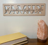 Personalized family wood sign home decor