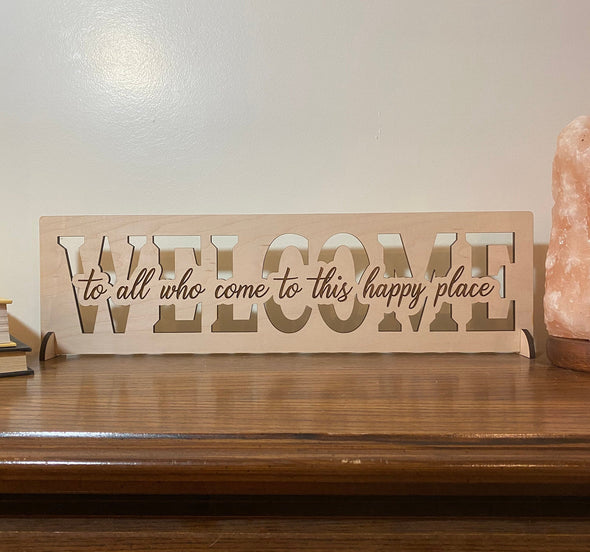 Welcome wood sign home decor, home wooden sign, welcome wooden sign, welcome home wood sign