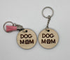 Dog mom keychain, keychain for mothers day gift, gift for dog lover, dog mom key ring