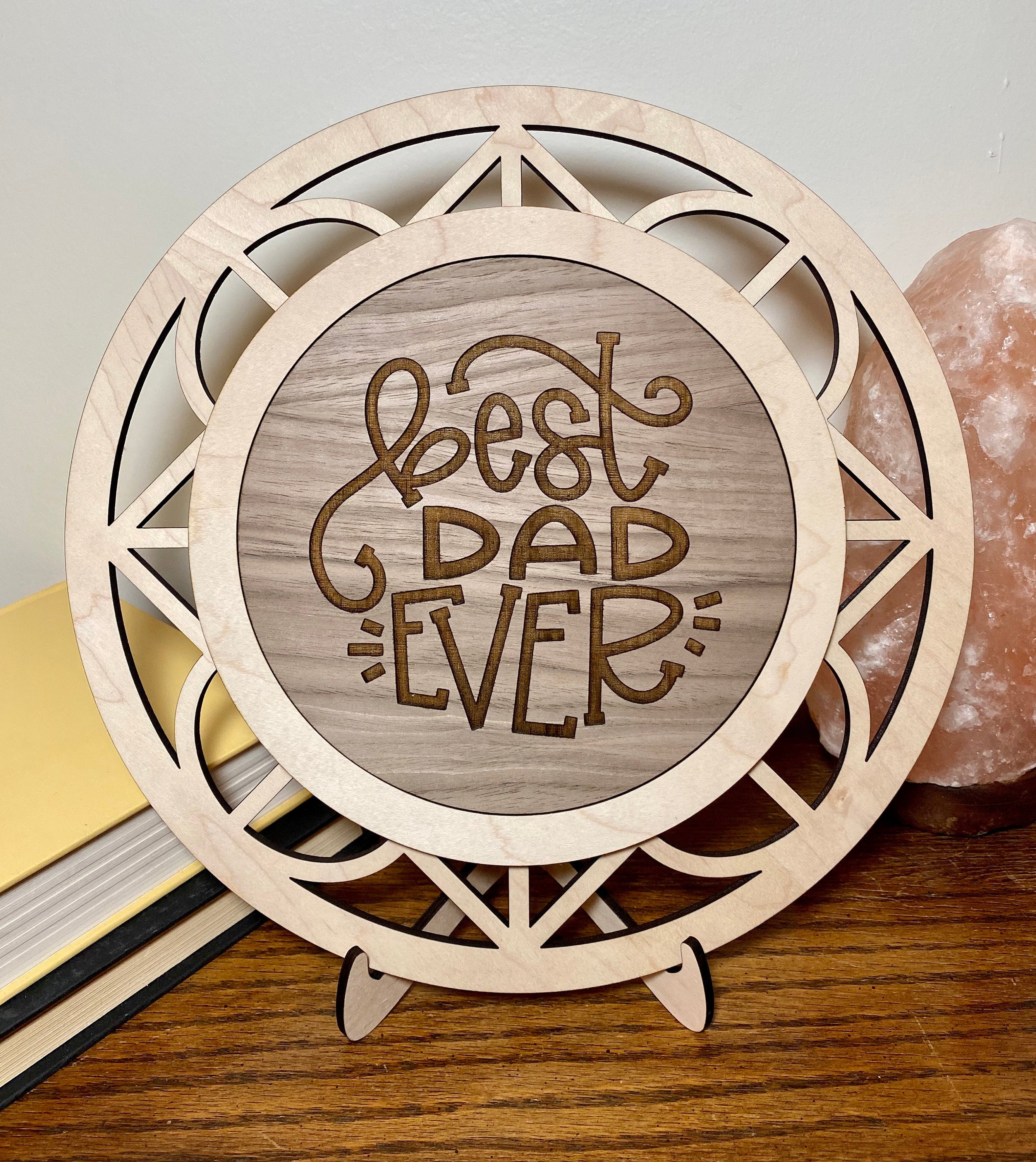  GIFTMILY Gift for Dad from Kids, Thank You Wood Sign