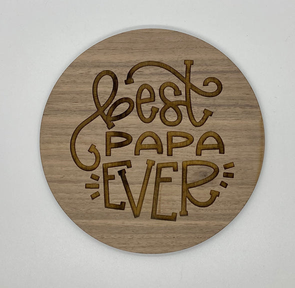 Best papa ever wood sign home decor, gift for fathers day, fathers day gift, gift for papa sign