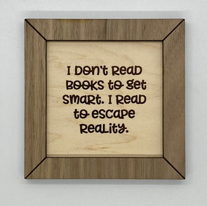 Reading custom wood sign, wood reading sign, gift for reader, gift for book lover