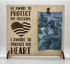 Military sign wood sign home decor, military spouse sign, army wife, marine wife