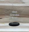 Best grandpa ever award sign home decor, gift for fathers day, fathers day gift, gift for grandpa