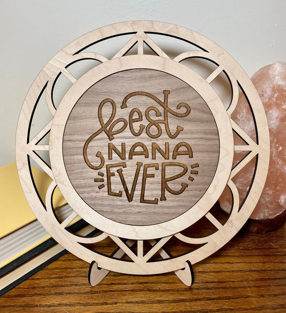 Best nana ever wood sign home decor, gift for mothers day, mothers day gift, gift for nana