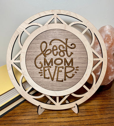 Best mom ever wood sign home decor, gift for mothers day, mothers day gift, gift for mom