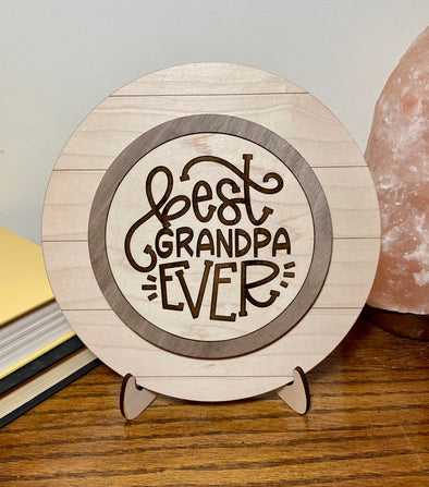 Best grandpa ever wood sign home decor, gift for fathers day, fathers day gift, gift for grandpa